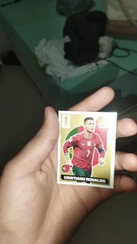 CR7 Gold figurinha copa