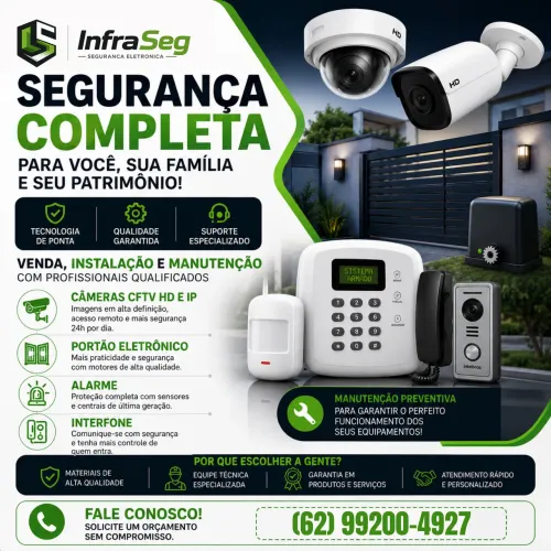 Segurança eletrônica (Alarme/interfonia/outros)