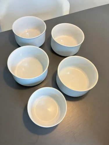 Kit Tigelas Porcelana Mesa Posta