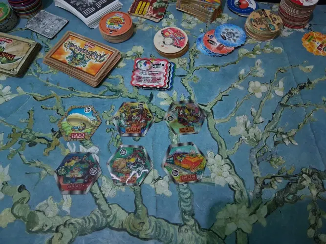 Lote de Tazos Maquina do Tempo