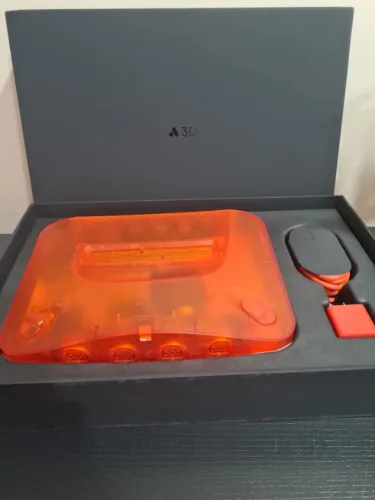 VIDEOGAME ANALOGUE 3D- N64-FIRE-LARANJA