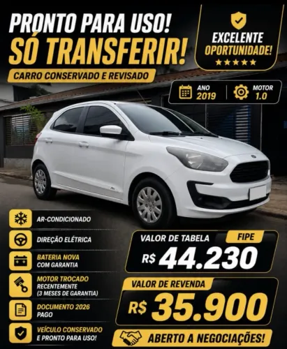 Ford KA 1.0 Se/se Plus Tivct Flex 5P 2019
