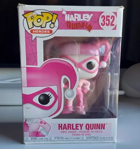 Funko Pop! Dc Heroes: Breast Cancer Awareness - Harley Quinn - #352