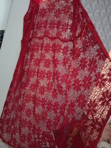 Linda Saida de Praia Longa em Renda