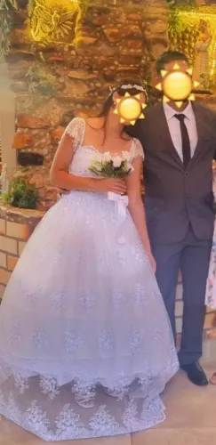 Vestido de noiva 2 em 1
