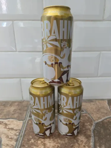 Kit três latas Brahma Campeã 2026 + brinde