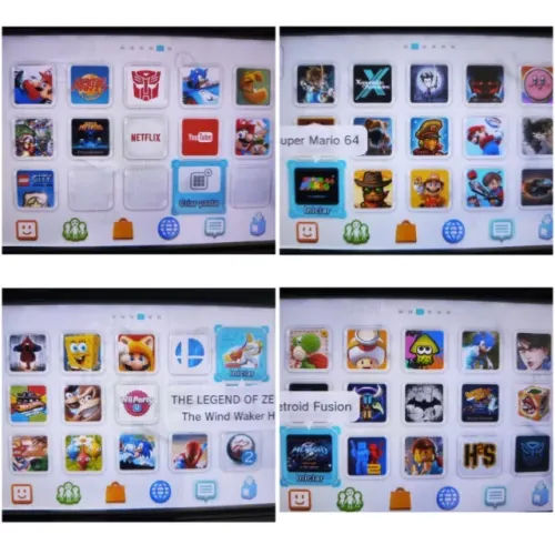 Wii u preto HD externo com MUITOS JOGOS!