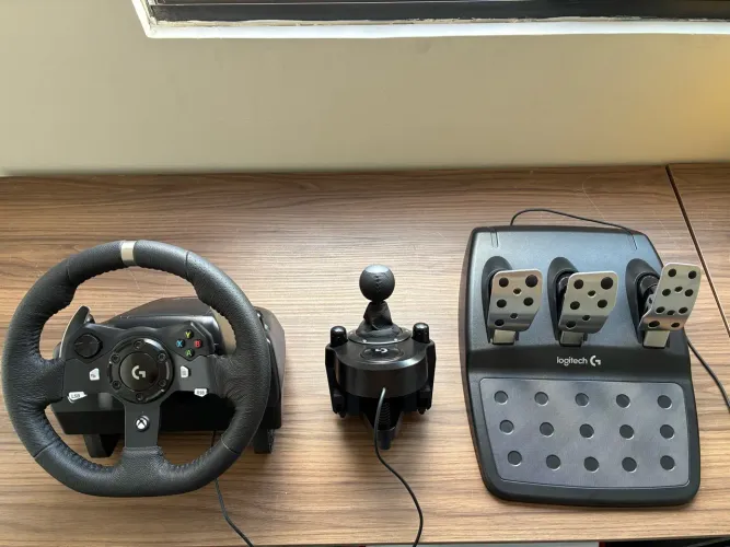 Volante Logitech G920 + Câmbio