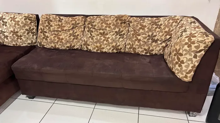 Sofá de Canto aceito cartão