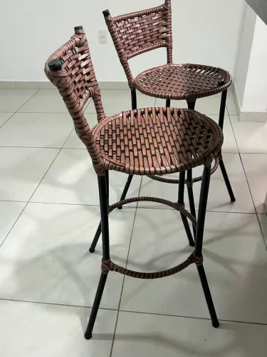 Banquetas de balcão americano semi nova