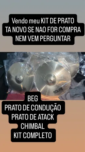 PRATO DE BATERIA 