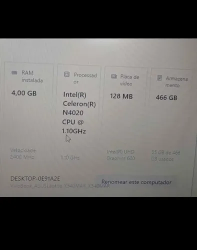 Notebook Asus