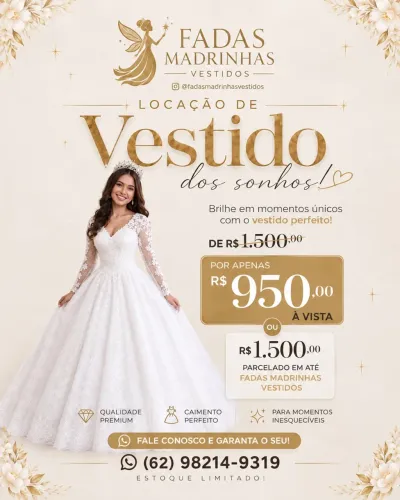 Aluguel de Vestido de Noiva