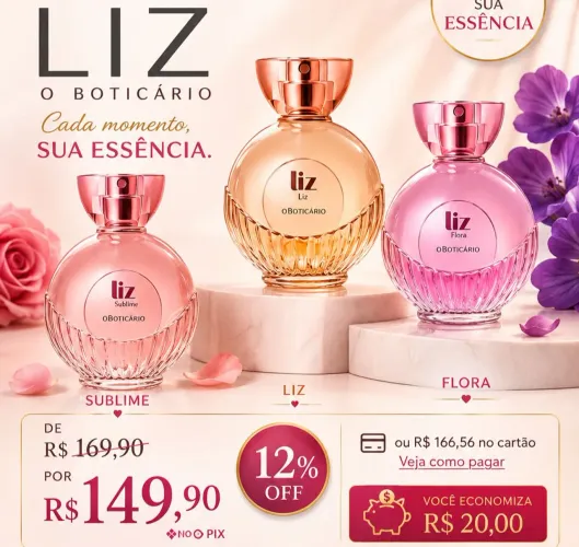 O boticário Perfume Liz Lacrado