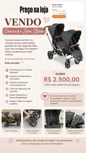 Carrinho de bebê 