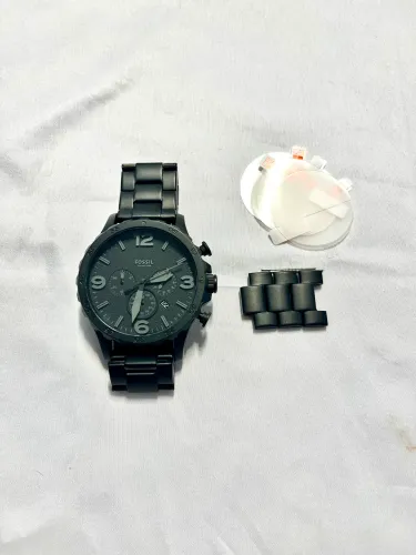 Relógio Fossil Nate JR1401 Preto