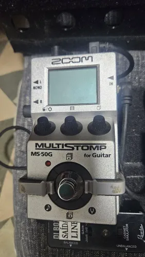 Pedal zoom MS50G na caixa com a nova atualização!