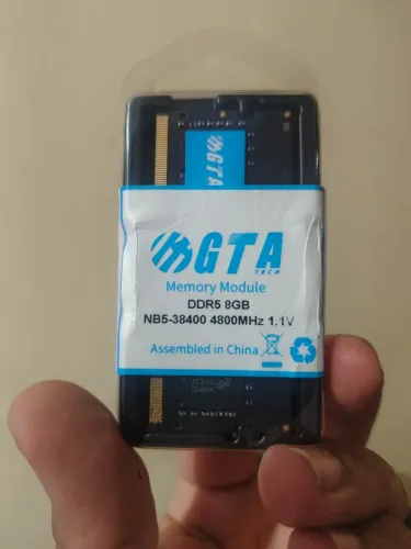 Memória Ram 8gb DDR5 notebook!