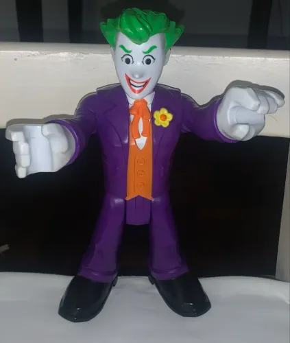 boneco Joker Coringa Imaginext Big 25 cm estado impecável raro