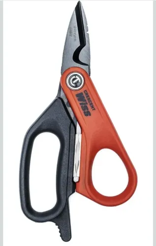 Tesoura Elwtricista - Wiss Tool Shears Pro Electrician Data Titanium<br>