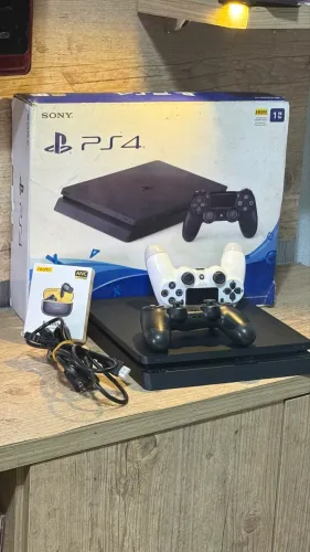 PS4 Slim 1TB Completo na Caixa / Impecável + Nota Fiscal e Garantia (Entrego e OLX PAY)