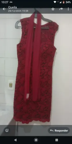 Vestidode festa usado uma vez somente