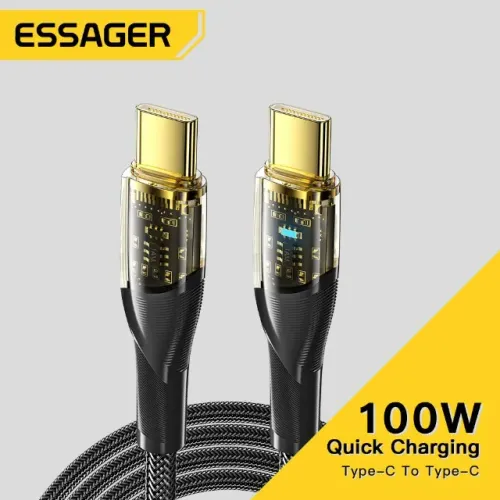 cabo essager 100w tipo C 2 metros
