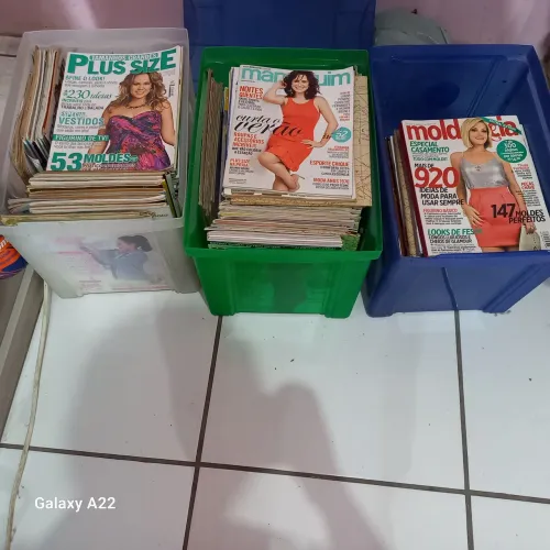 Revistas de moda com molde