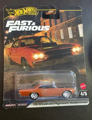 Hot Wheels 1970 Custom Plymouth Roadrunner - Fast & Furious