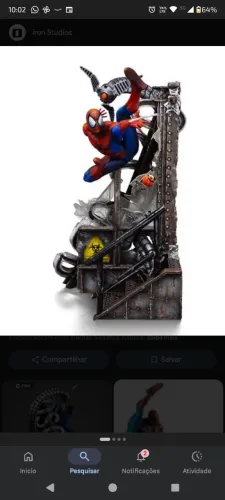 Iron Studios Spider man aniversary - sideshow- estátua-vingadores