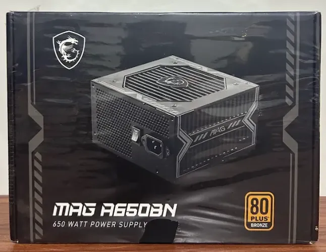 MSI MAG A650BN (650W, 80 Plus Bronze, PFC Ativo)
