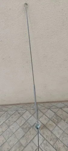 Antena corta pipa fixação Guidon moto cg Honda start broz titan Yamaha Suzuki fazer YBR