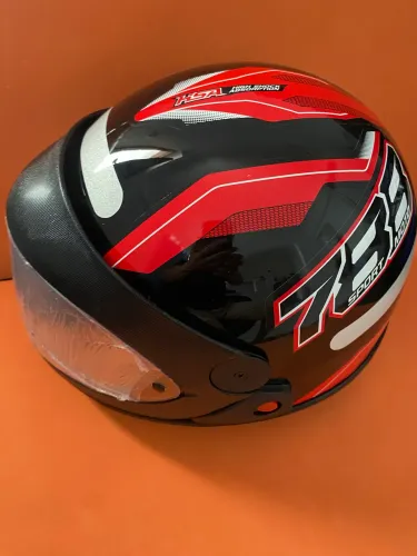 Capacete Pro Tork N 58 e 60 Vermelho e Azul 