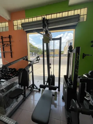 PUXADA ALTA COM REMADA BAIXA 80KG CARGA