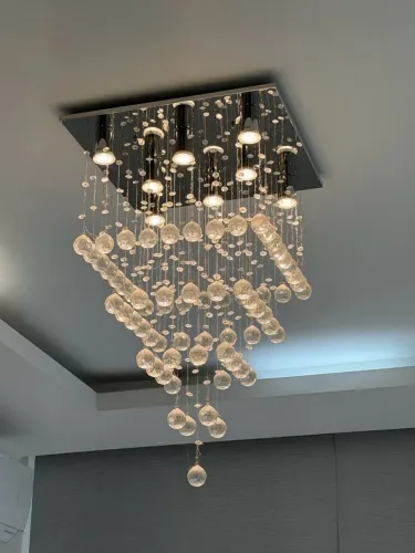 Lustre Cristal com led