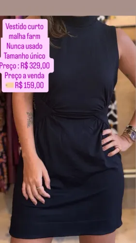  Bazar Venda de vestidos farm preço  novos semi novos 