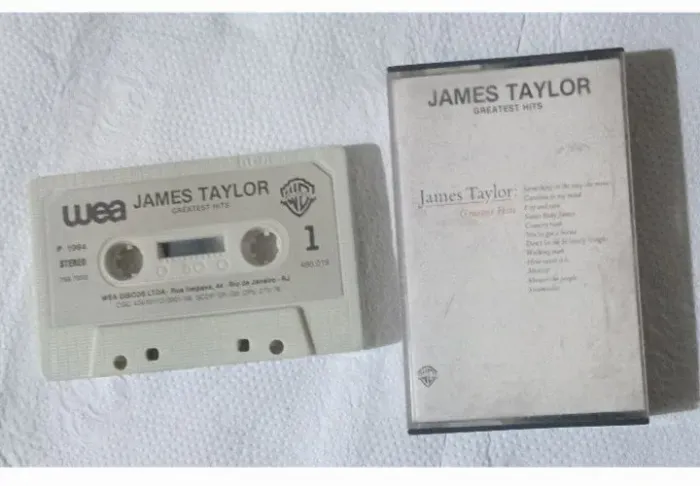 Fita K7 James Taylor Greatest Hits/ Coletânea (ver Fotos) Original/ Usada