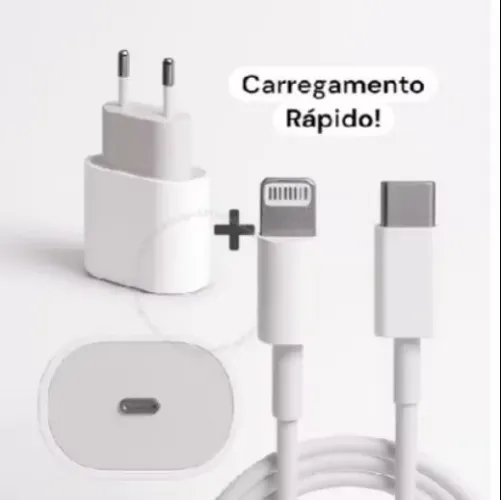 Carregador de Iphone turbo 20w usb-c