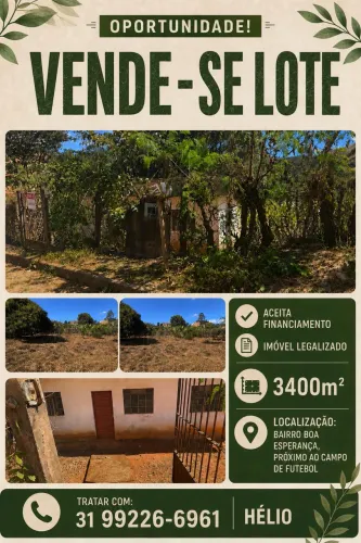 LOTE BAIRRO BOA ESPERANÇA