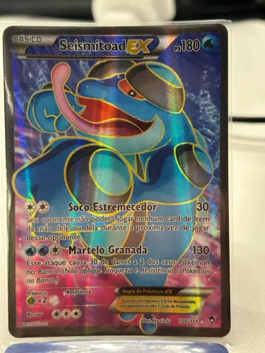 Carta Pokémon Seismitoad EX