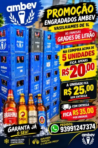 ENGRADADOS COM VASILHAMES 1L
