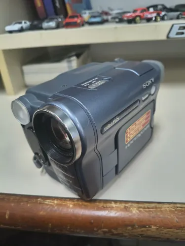 Filmadora Sony Handycam CCD-TRV128 Hi8 - Completa Com Manual, Carregador E Bolsa