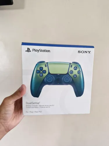 Controle PS5 verde Metálico lançamento novo 