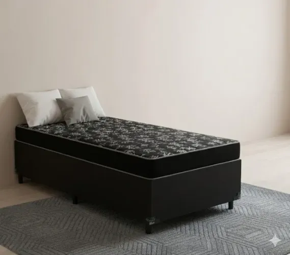Conjunto Base com Colchão Solteiro Espuma D20 Novo