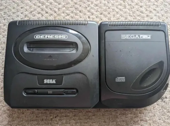 Mega drive com Sega cd