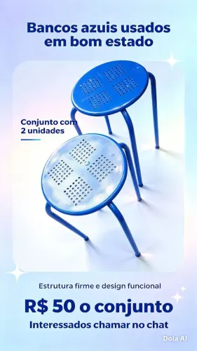 BOTA FORA BANCOS AZUL DE.FERRO PAR