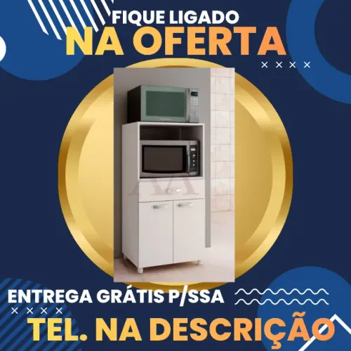 Balcão Para Forno e microondas Entrega Hoje Grátis para Salvador / Pague ao Receber