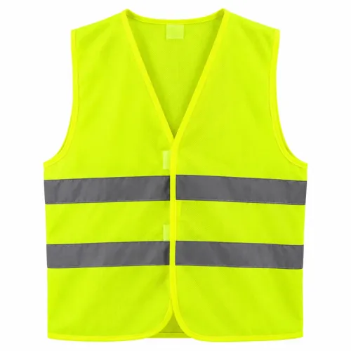 Colete Sinalizador EPI Faixa Refletiva De Segurança Fluorescente Velcro
