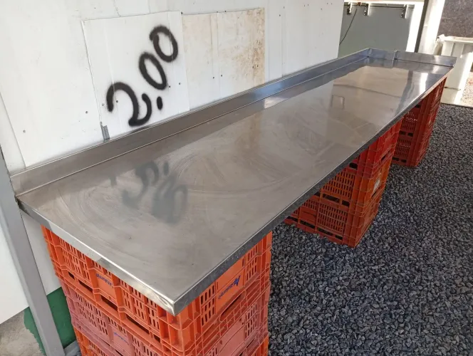 Bancada de inox 