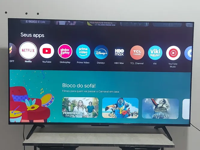 TV TCL 50 - 4K SMART - BORDA INFINITA (NÃO FAÇO ENTREGA) MODELO:50P635